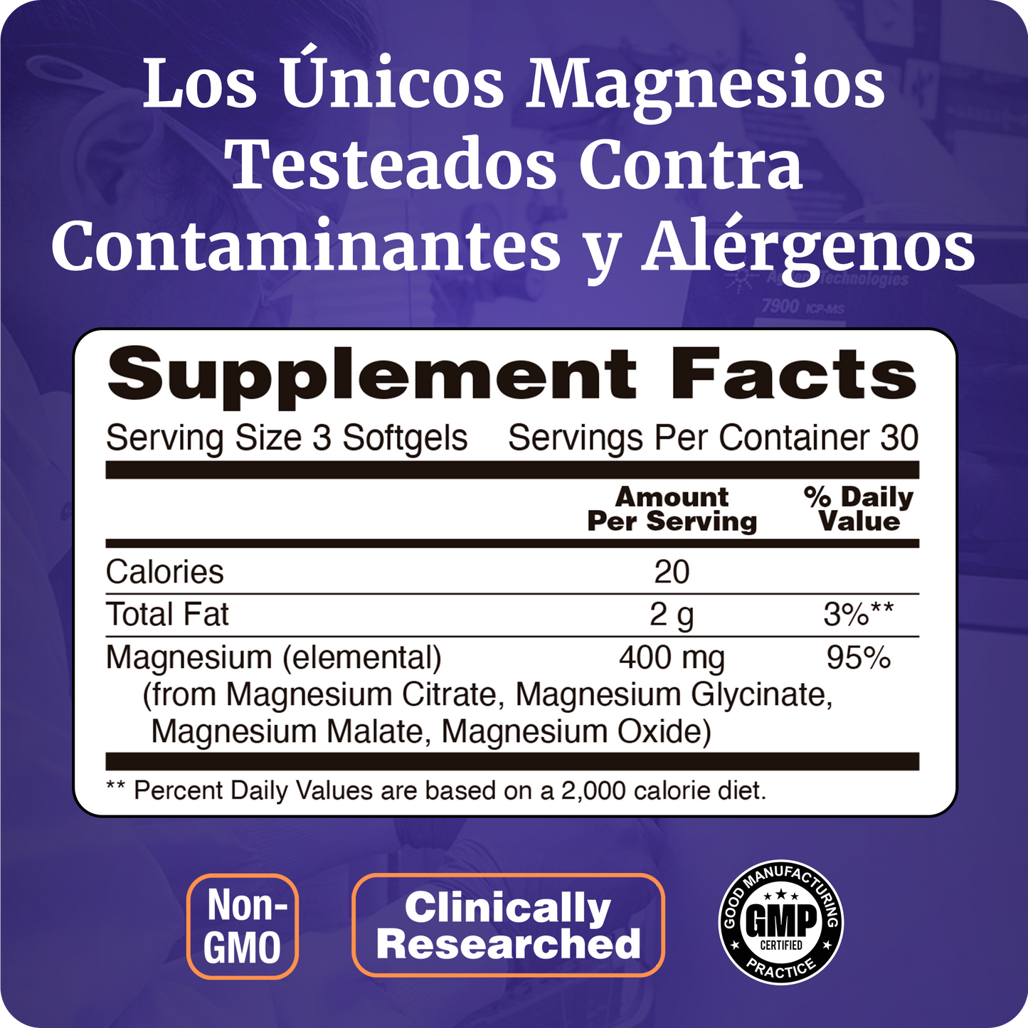 CITRATO DE MAGNESIO 400MG | ALTA ABSORCIÓN | 90 CAPS BLANDAS