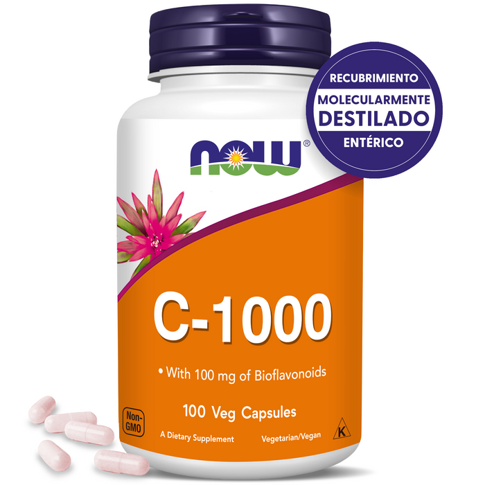 VITAMINA C | BIOFLAVONOIDES | 100 CAPS VEGANAS