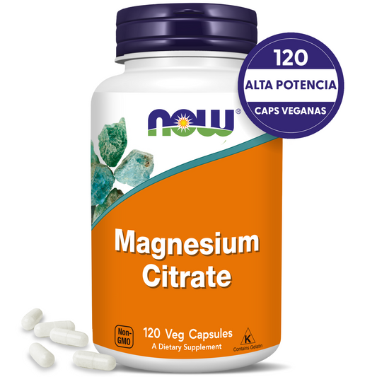 CITRATO DE MAGNESIO 400MG | ALTA ABSORCIÓN | 120 CAP VEGANAS