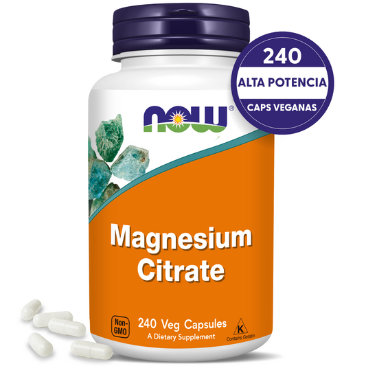 CITRATO DE MAGNESIO 400MG | ALTA ABSORCIÓN | 240 CAP VEGANAS