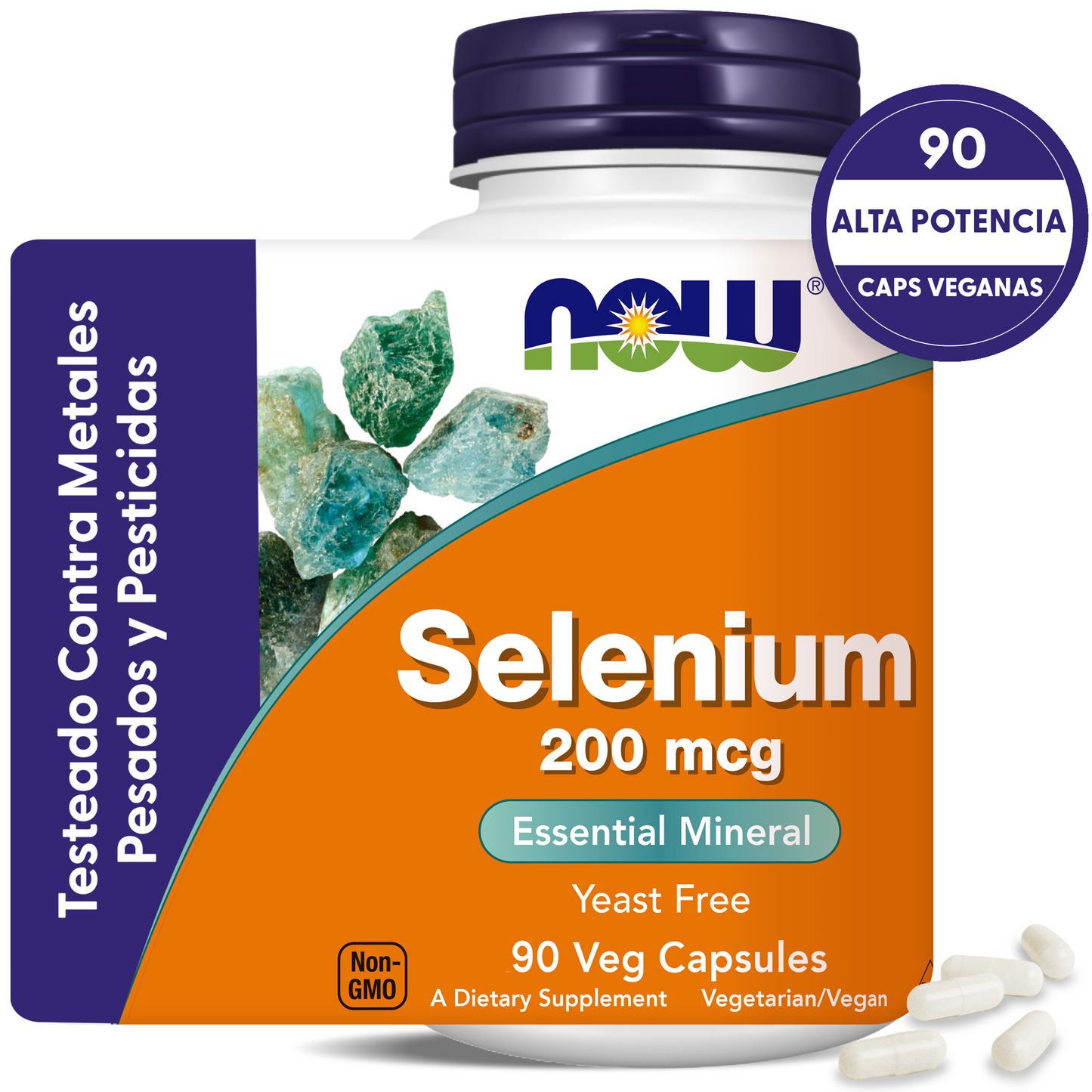 SELENIO | LIBRE DE LEVADURA | 90 CAPS VEGANAS