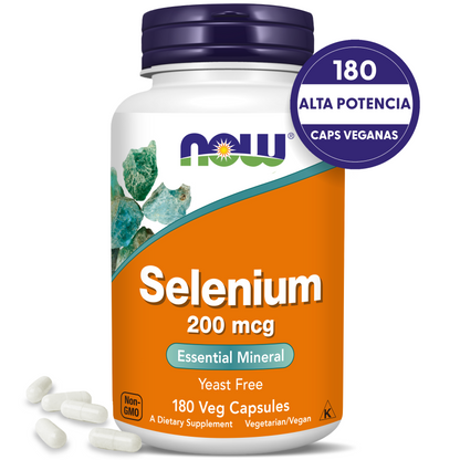 SELENIO | LIBRE DE LEVADURA | 180 CAPS VEGANAS