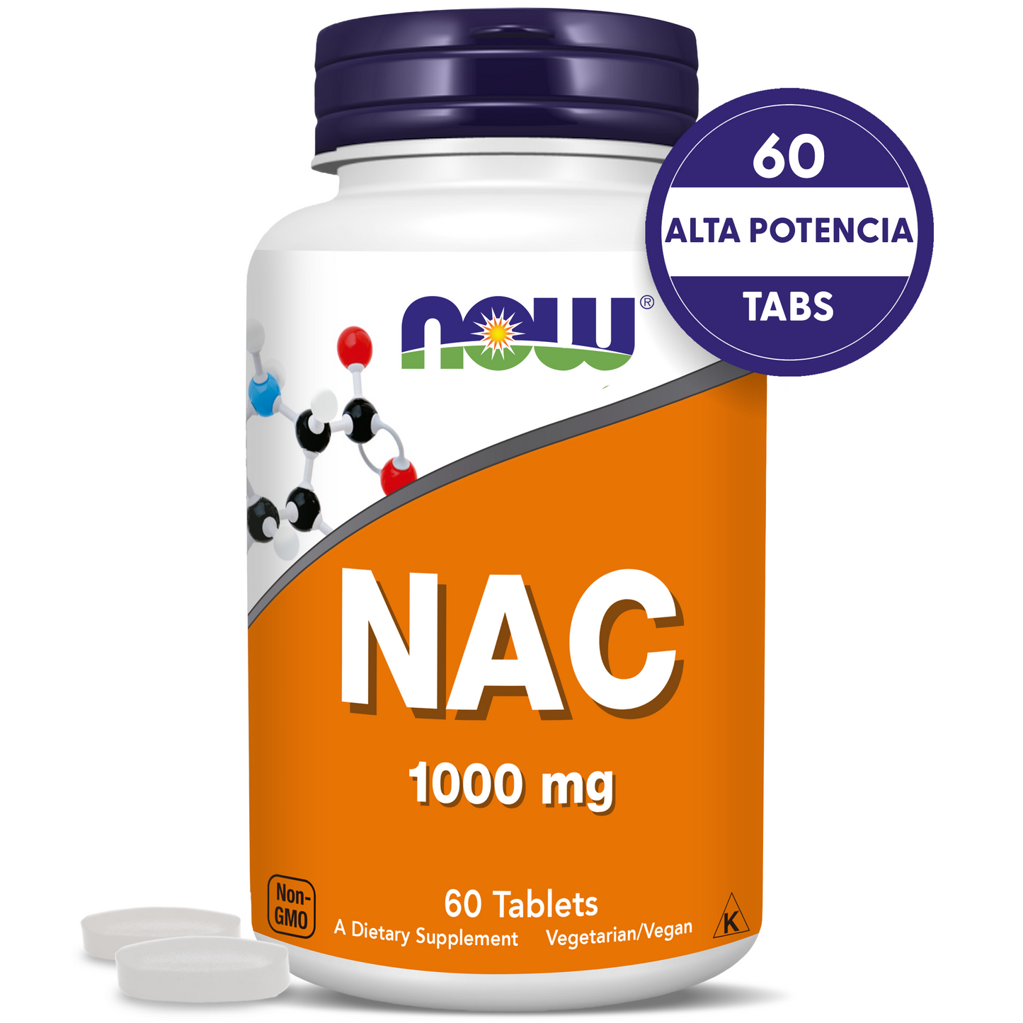 NAC 1000MG | ANTIOXIDANTE ANTI RADICAL LIBRE | 60 TABLETAS