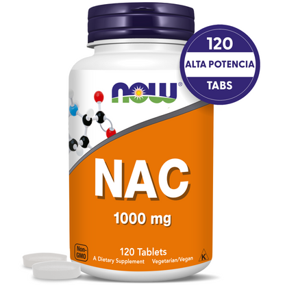 NAC 1000MG | ANTIOXIDANTE ANTI RADICAL LIBRE | 120 TABLETAS