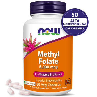 METILFOLATO ACTIVO | ALTA ABSORCIÓN  | 50 CAPS VEGANAS