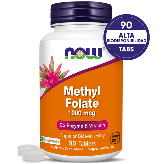 METILFOLATO ACTIVO | ALTA ABSORCIÓN  | 90 TABLETAS