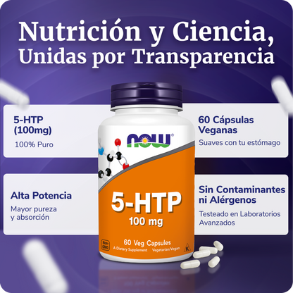 5HTP 100MG | ALTA EFICACIA | 60 CAPS VEGANAS