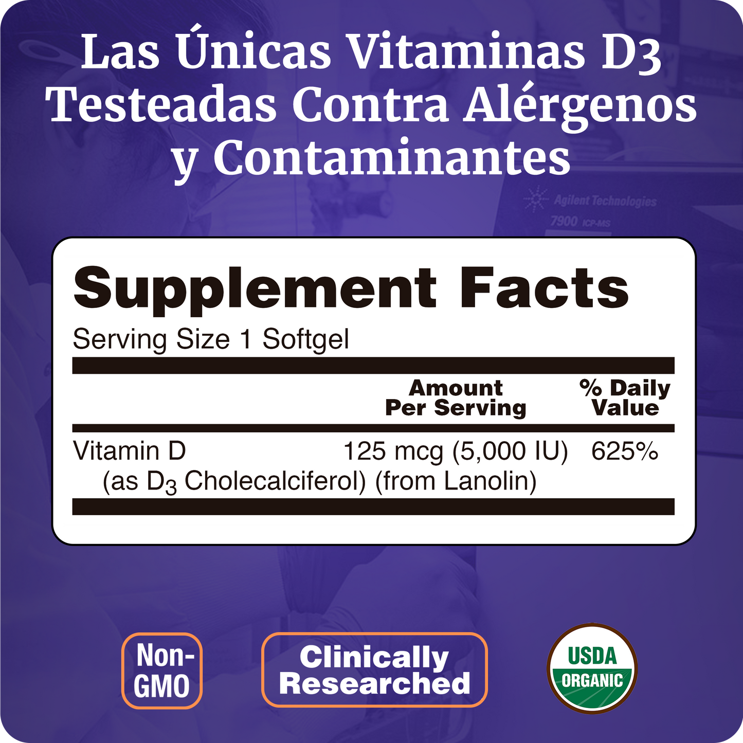 VITAMINA D3 5000 | ALTA POTENCIA | 240 CAPS BLANDAS