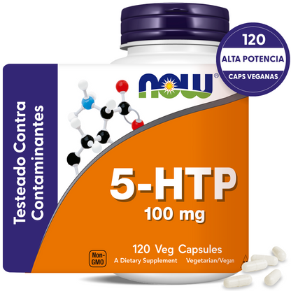 5HTP 100MG | ALTA EFICACIA | 120 CAPS VEGANAS