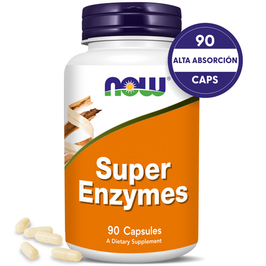 SÚPER ENZIMAS DIGESTIVAS | MAYOR ABSORCIÓN | 90 CAPS