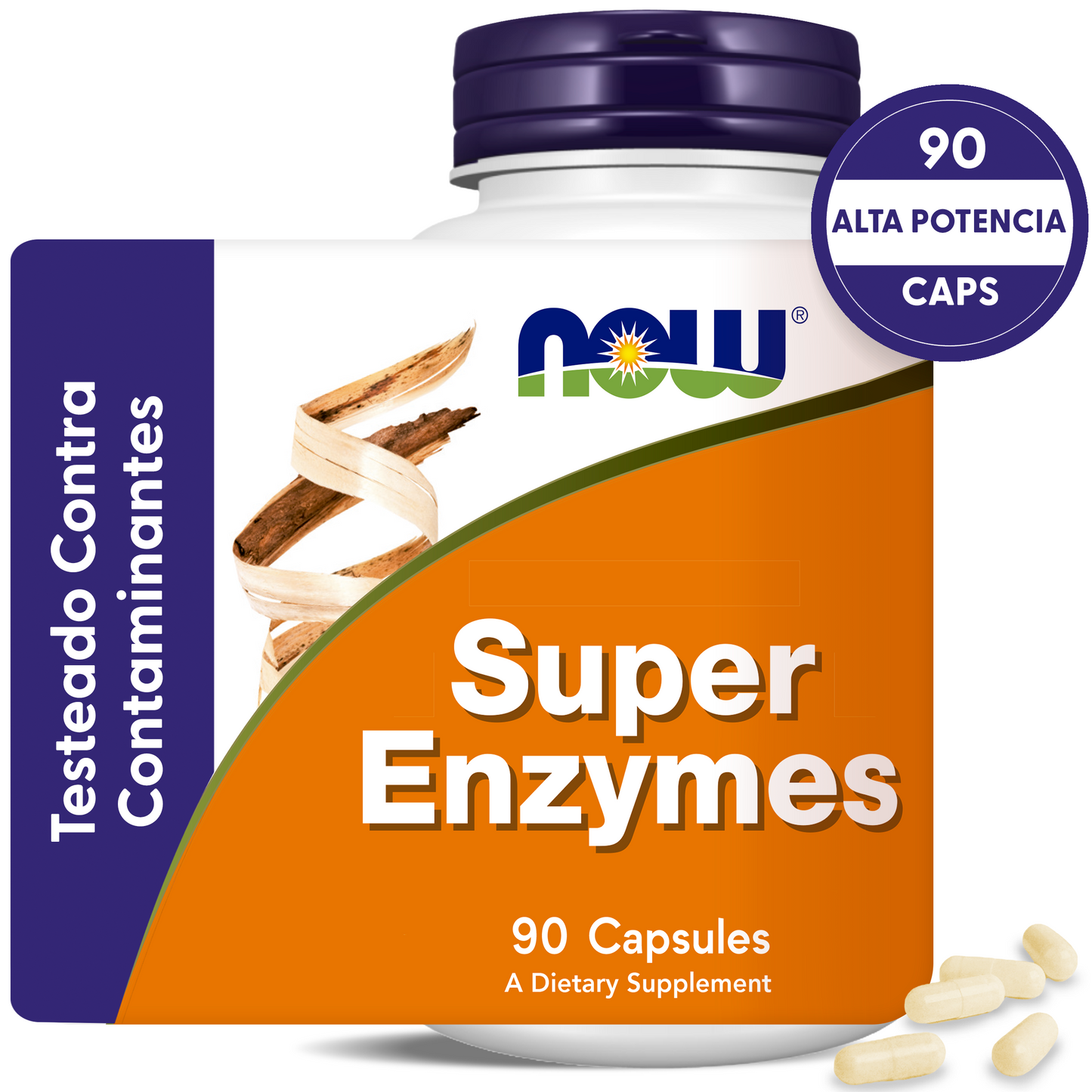 SÚPER ENZIMAS DIGESTIVAS | MAYOR ABSORCIÓN | 90 CAPS