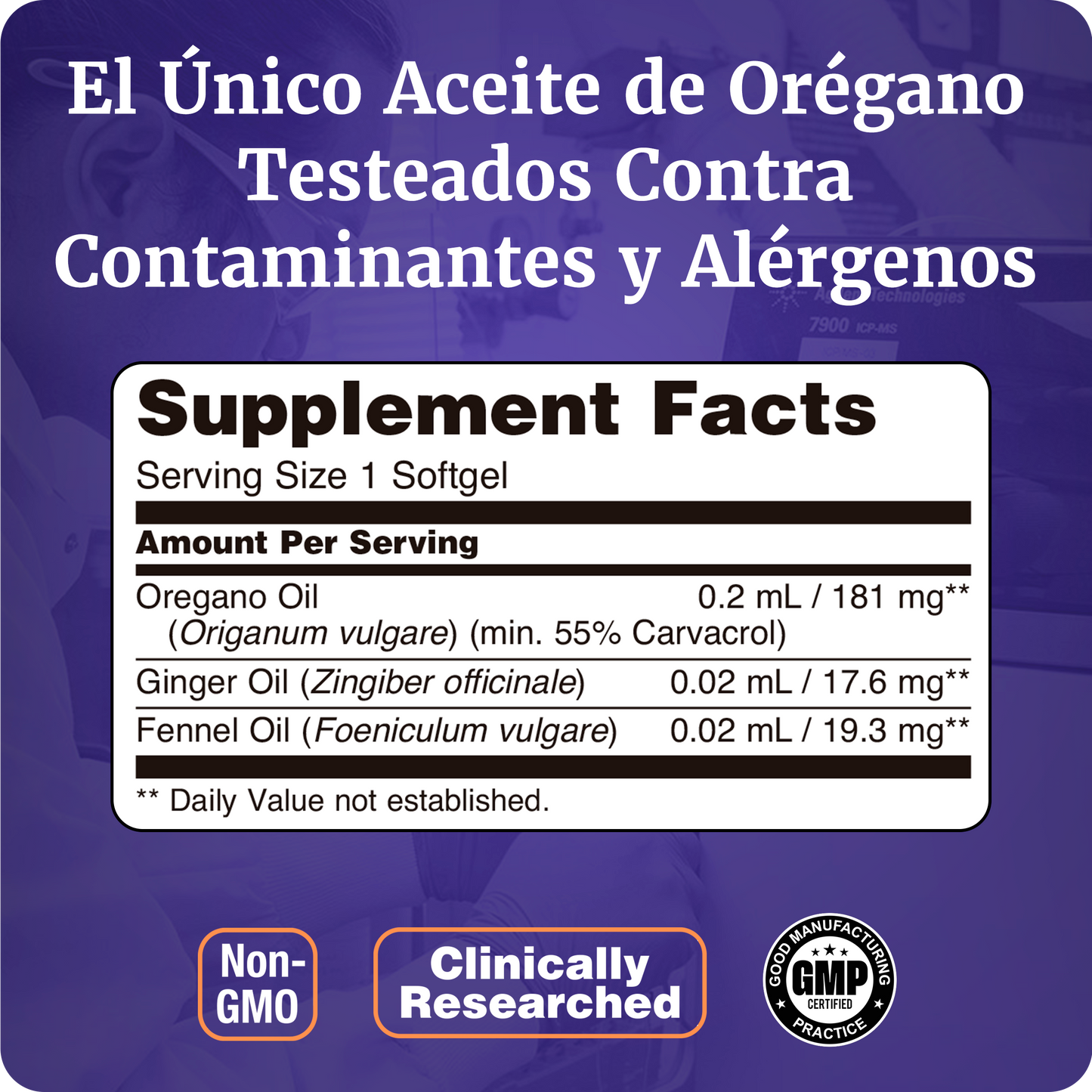 ACEITE DE ORÉGANO | LIBERACIÓN EN INTESTINO | 90 CAP BLANDAS