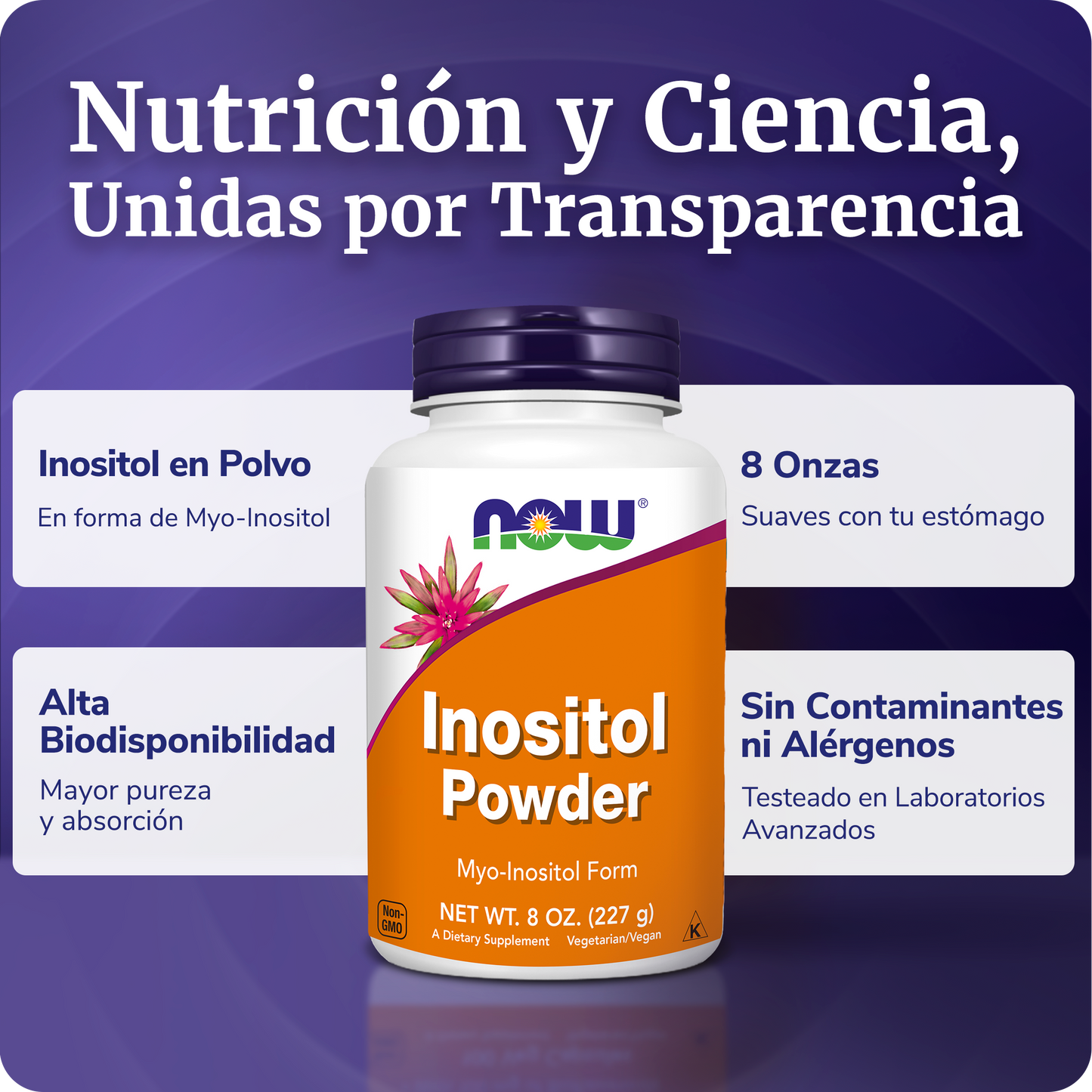 INOSITOL EN POLVO | FÓRMULA DE MYO INOSITOL | 8 OZ