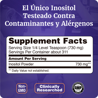 INOSITOL EN POLVO | FÓRMULA DE MYO INOSITOL | 8 OZ