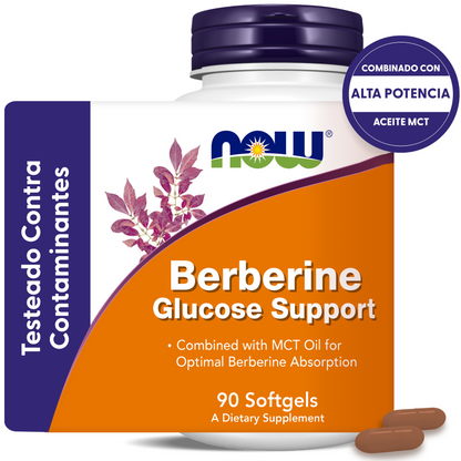 BERBERINA 400MG | ALTA ABSORCIÓN | 90 CAPS BLANDAS