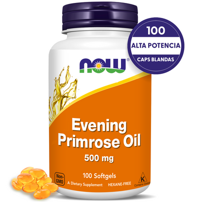 ACEITE DE ONAGRA 500MG | BELLEZA FEMENINA | 100 CAPS BLANDAS