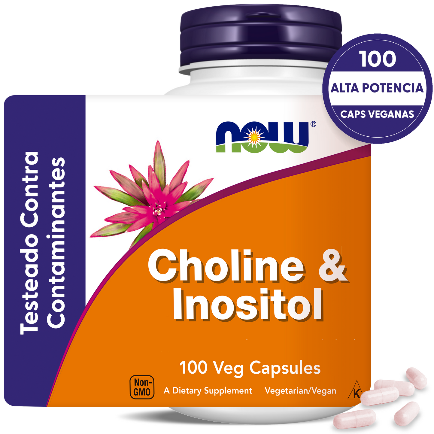 INOSITOL Y COLINA | DOBLE FUNCIÓN | 100 CAPS VEGANAS
