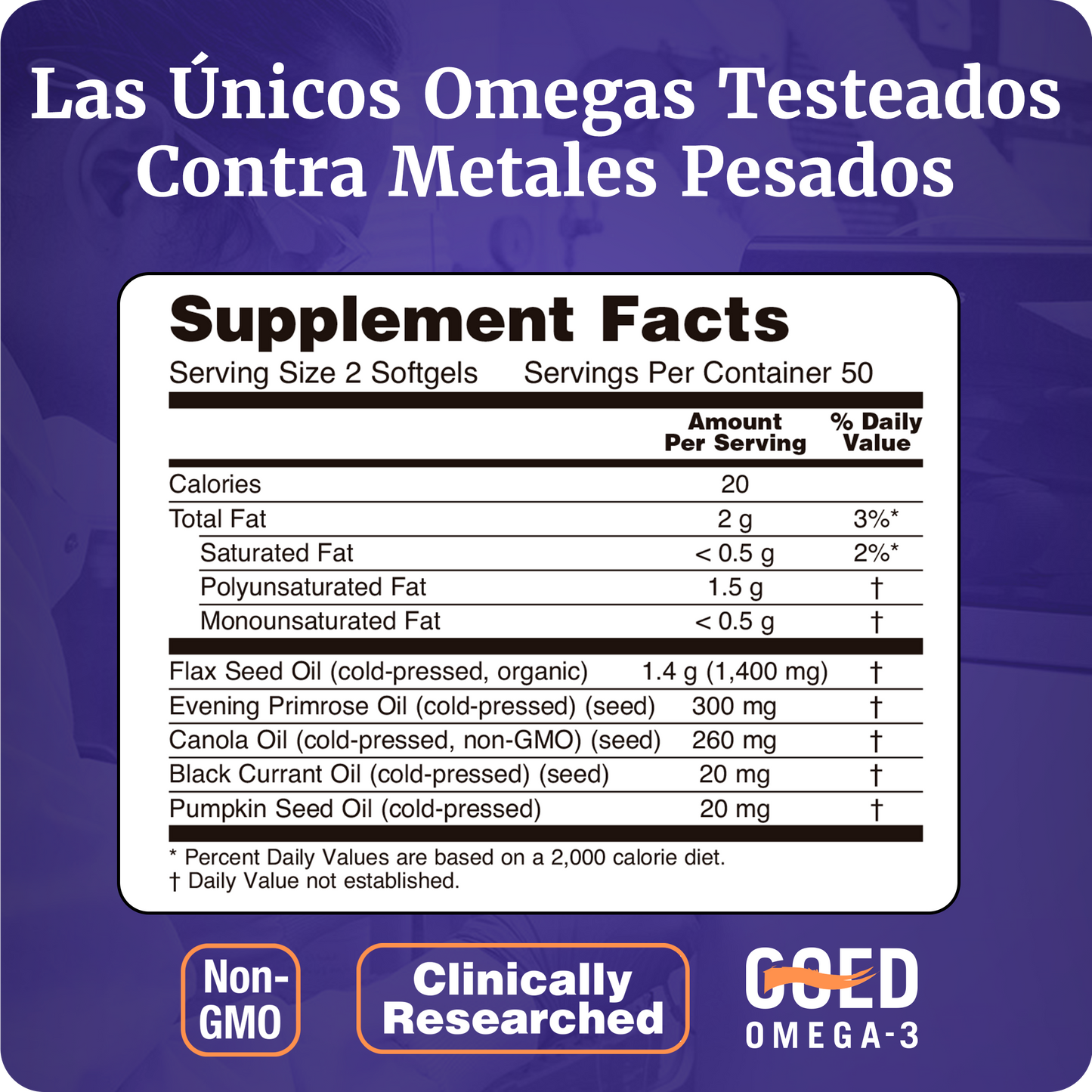 OMEGA 3, 6 Y 9 1000MG | LIBRE DE HEXANO | 100 CAPS BLANDAS